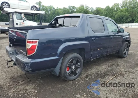2009 Honda Ridgeline Rtl из США, поврежденный, VIN 2HJYK16509H500928
